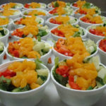 Mandarin orange and fresh romaine salad