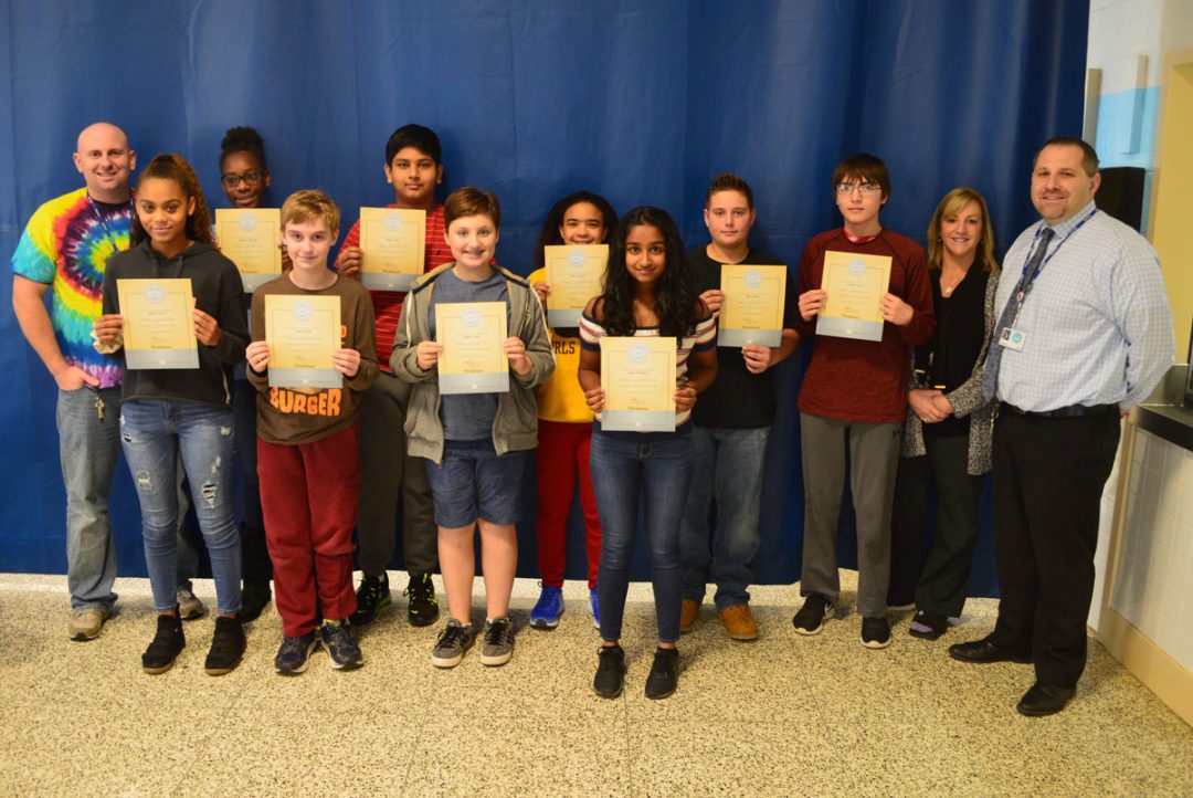 Goff Honors October Students of the Month East Greenbush CSD