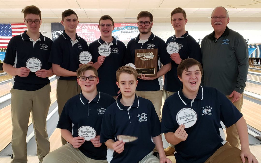 Columbia Boys’ Varsity Bowling Wins Section 2 Championship