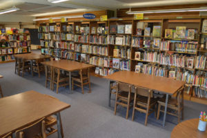 Red Mill library tables