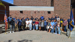 Group photo from 9-11 Remembrance event at Columbia