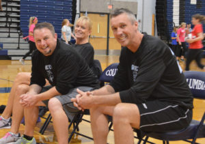 Teachers at Faculty Volleyball Tournament