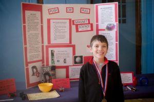 Student at Genet STEM Fair