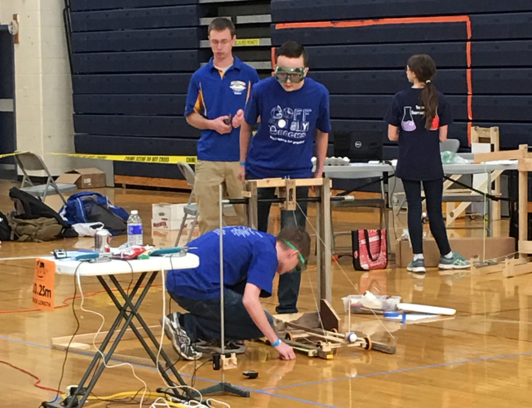 Goff Science Olympiad Places 4th at State Championships East