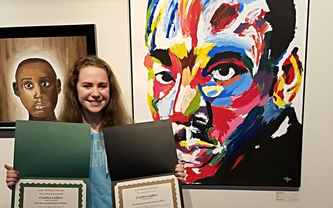Caitlin Lallier Places 2nd at Questar III Juried Art Exhibit