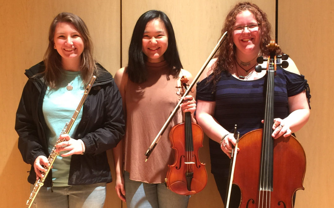 Three Columbia Students Win Scholarships at Music Competition