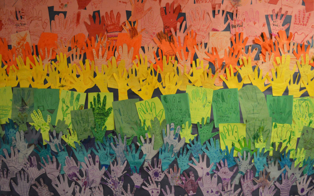 Students Create ‘Helping Hands’ Mural