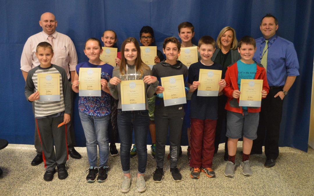 Goff Honors October Students of the Month