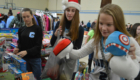 Students volunteering at the CoNSERNS-U Christmas Store