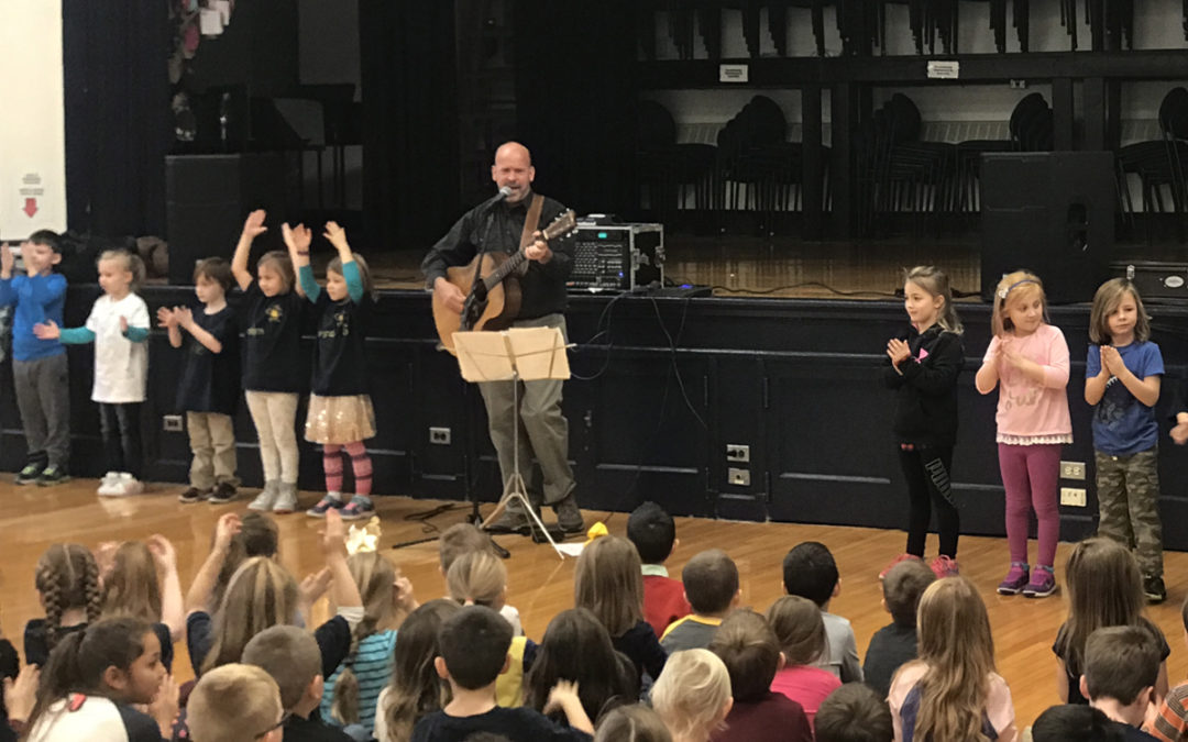 Guest Musician Plays at DPS Anti-Bullying Day