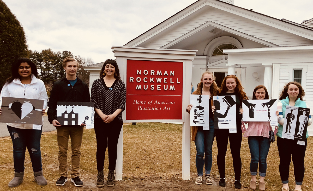 CHS students at Norman Rockwell museum 