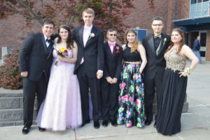 Prom group photo