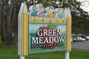 Green Meadow sign