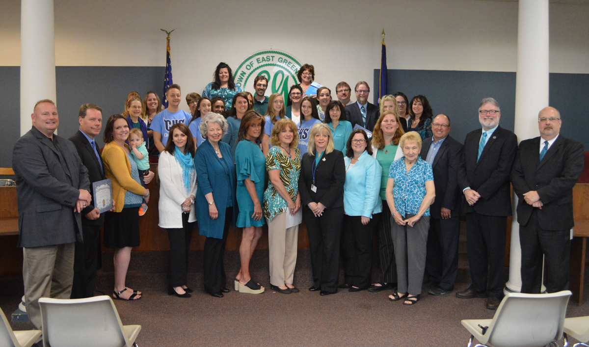 District Supports 'Turn the Town Teal' for Ovarian Cancer Awareness ...