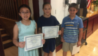 Red Mill students with certificates