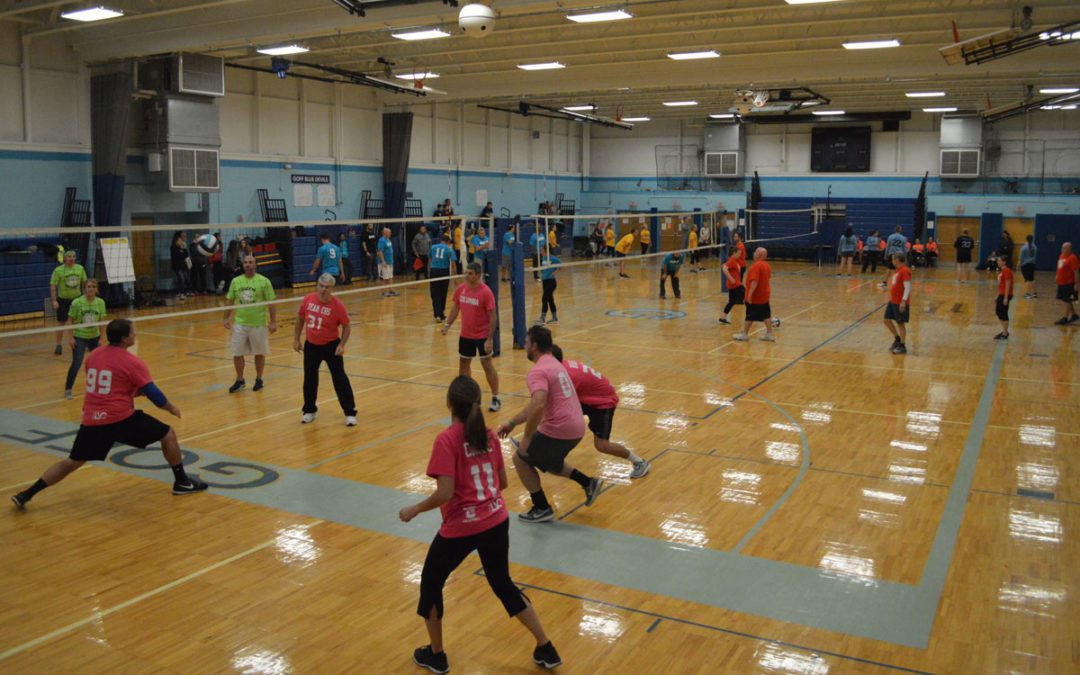 Columbia Wins Faculty Volleyball Battle
