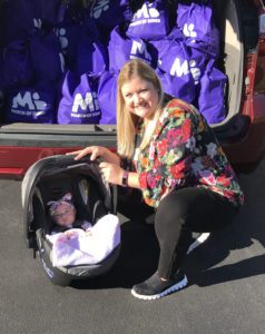 Erin Tarbox with her baby Brinley