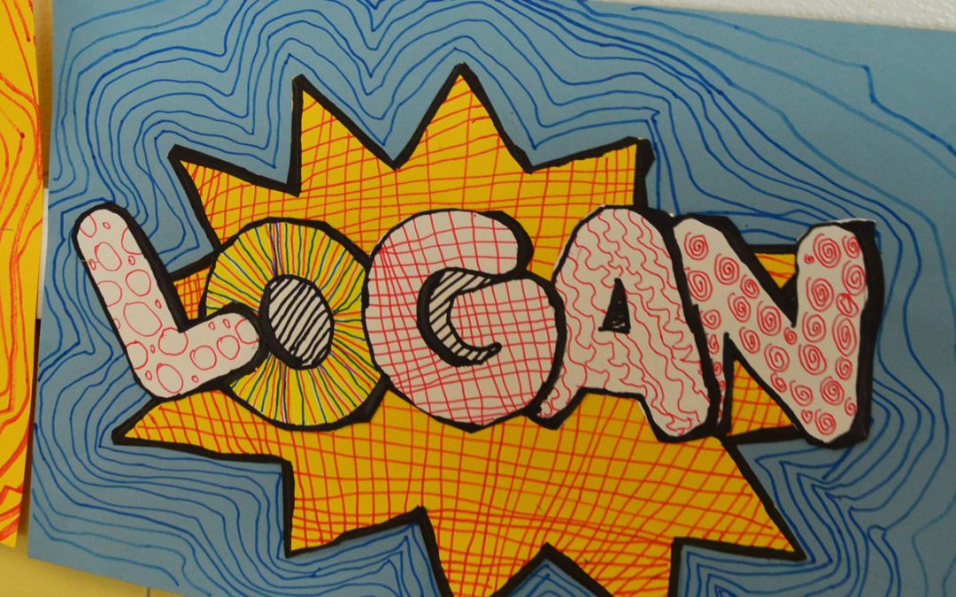 BAM! POW! Students Create Super Artwork