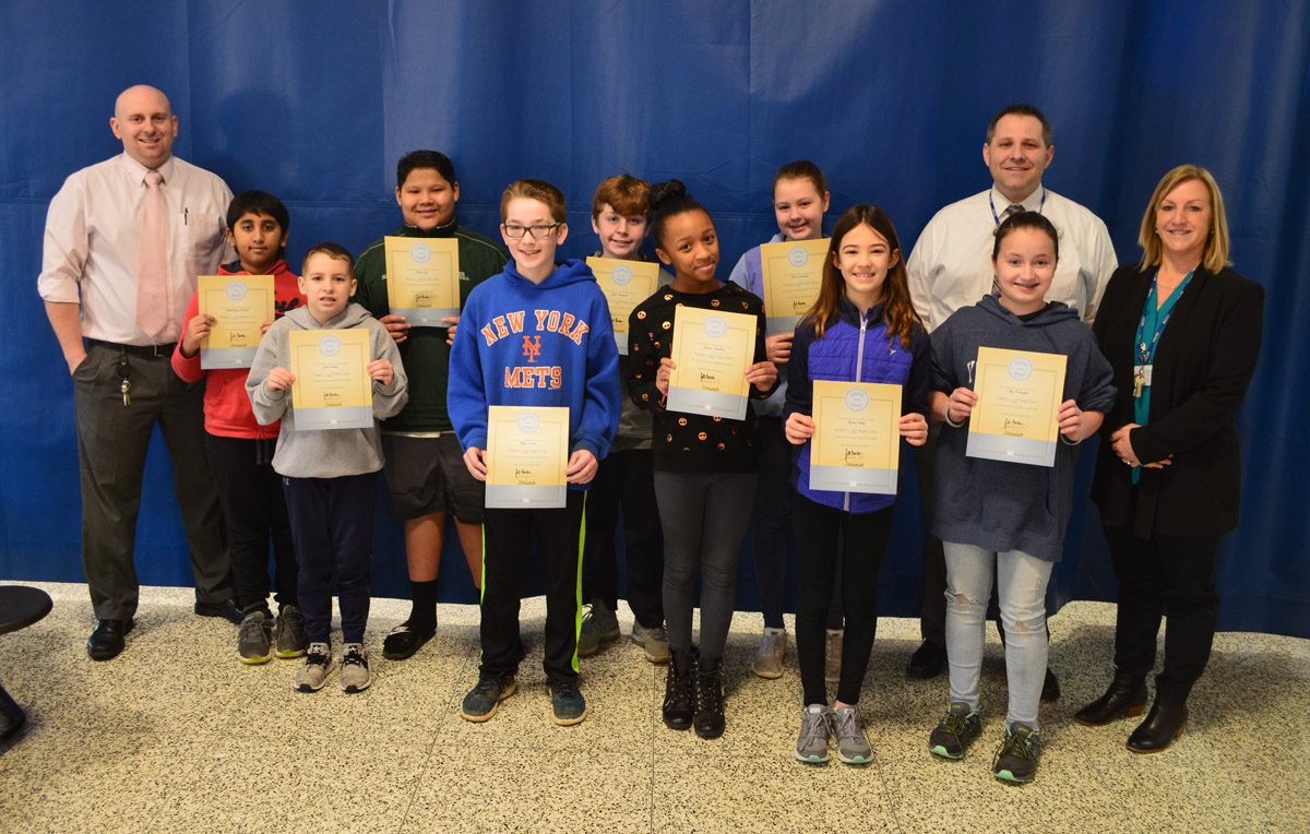 6th Grade Goff Students of the Month 