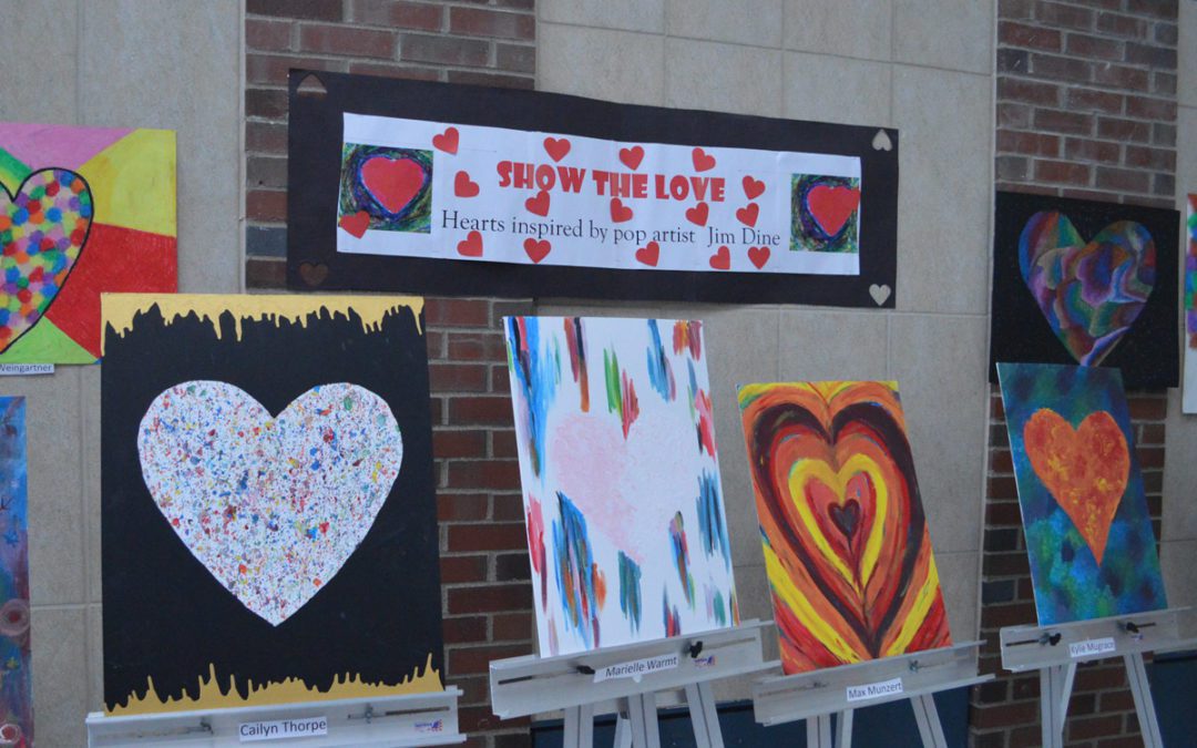 Columbia Students ‘Show the Love’ with Art Exhibit