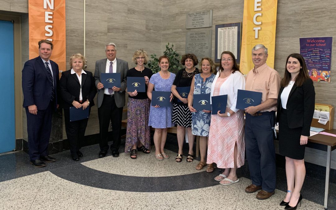 District Recognizes 2018-19 Retirees