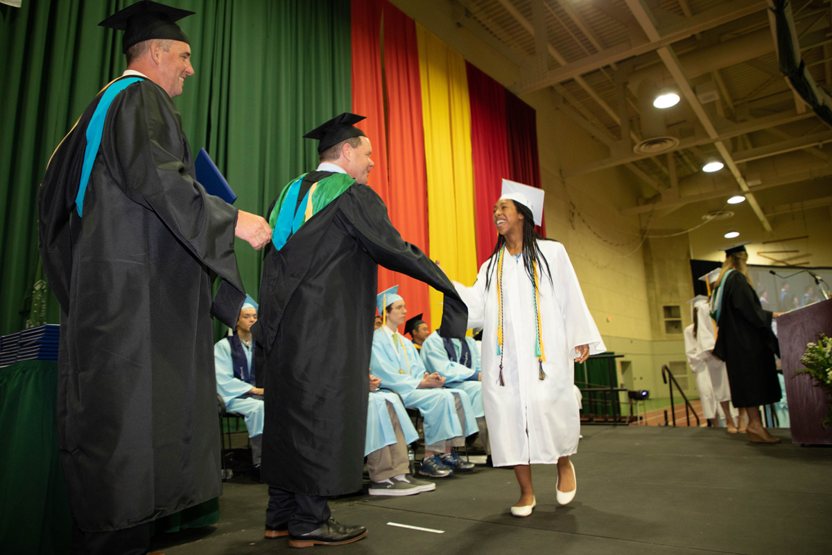 Michaela Davis-Pedlar receives diploma