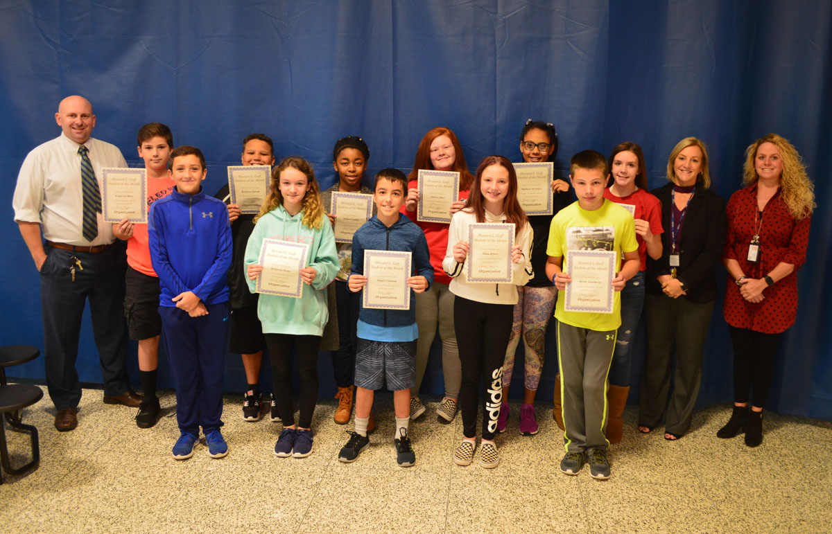 7th Grade Students of the Month