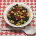 Vegan black bean and corn salad