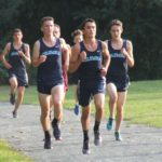 Columbia boys' cross country runners