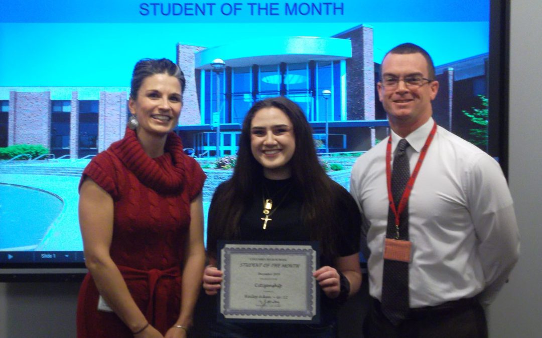 Columbia Announces December Students of the Month
