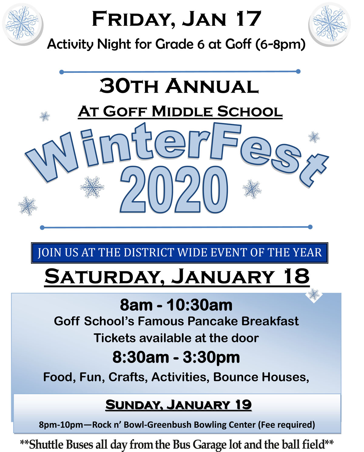 WinterFest 2020 Flyer