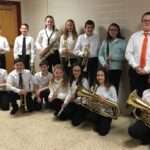 Goff band students at All County Winter Music Festival