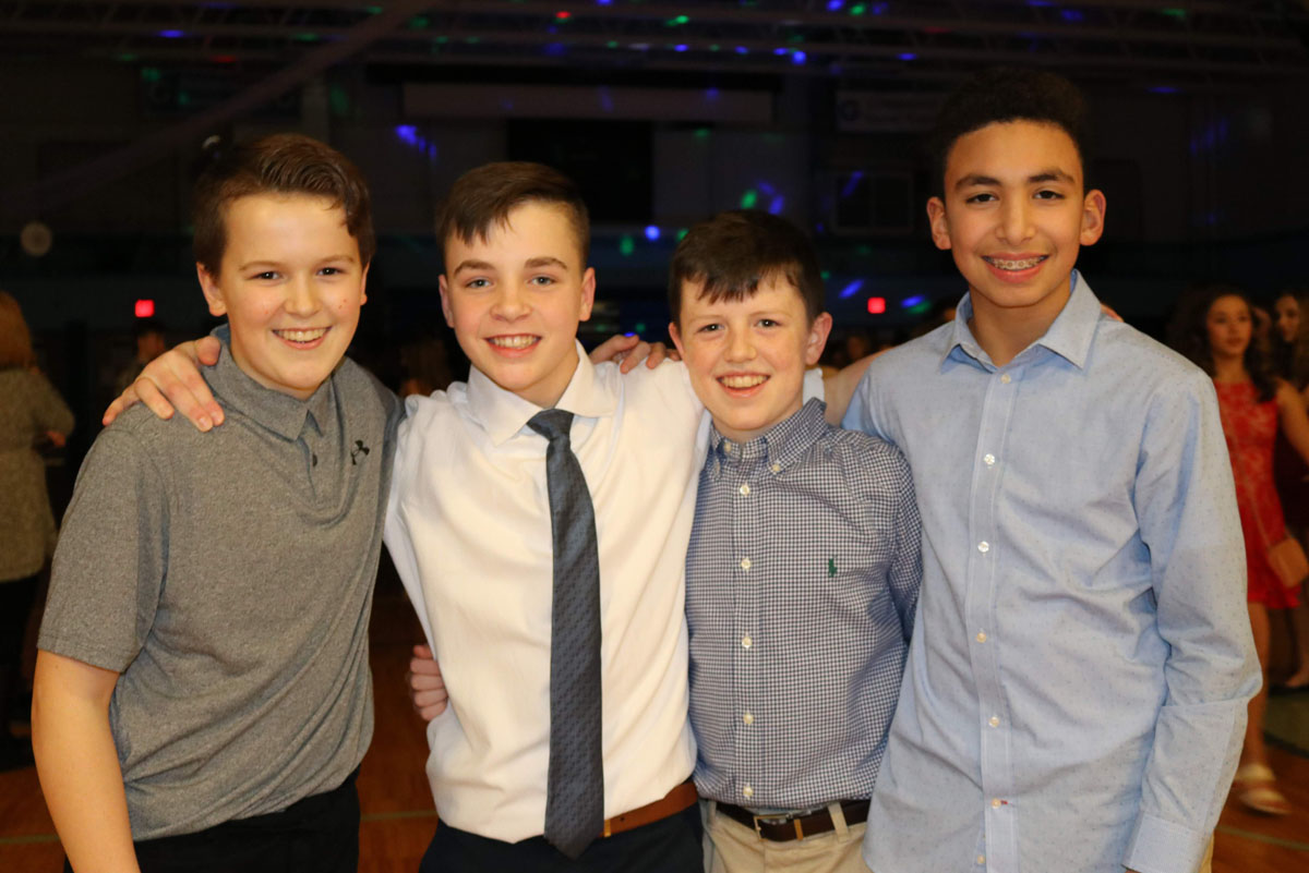 Students at the Goff Snowball Dance