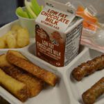 French toast sticks and sausage