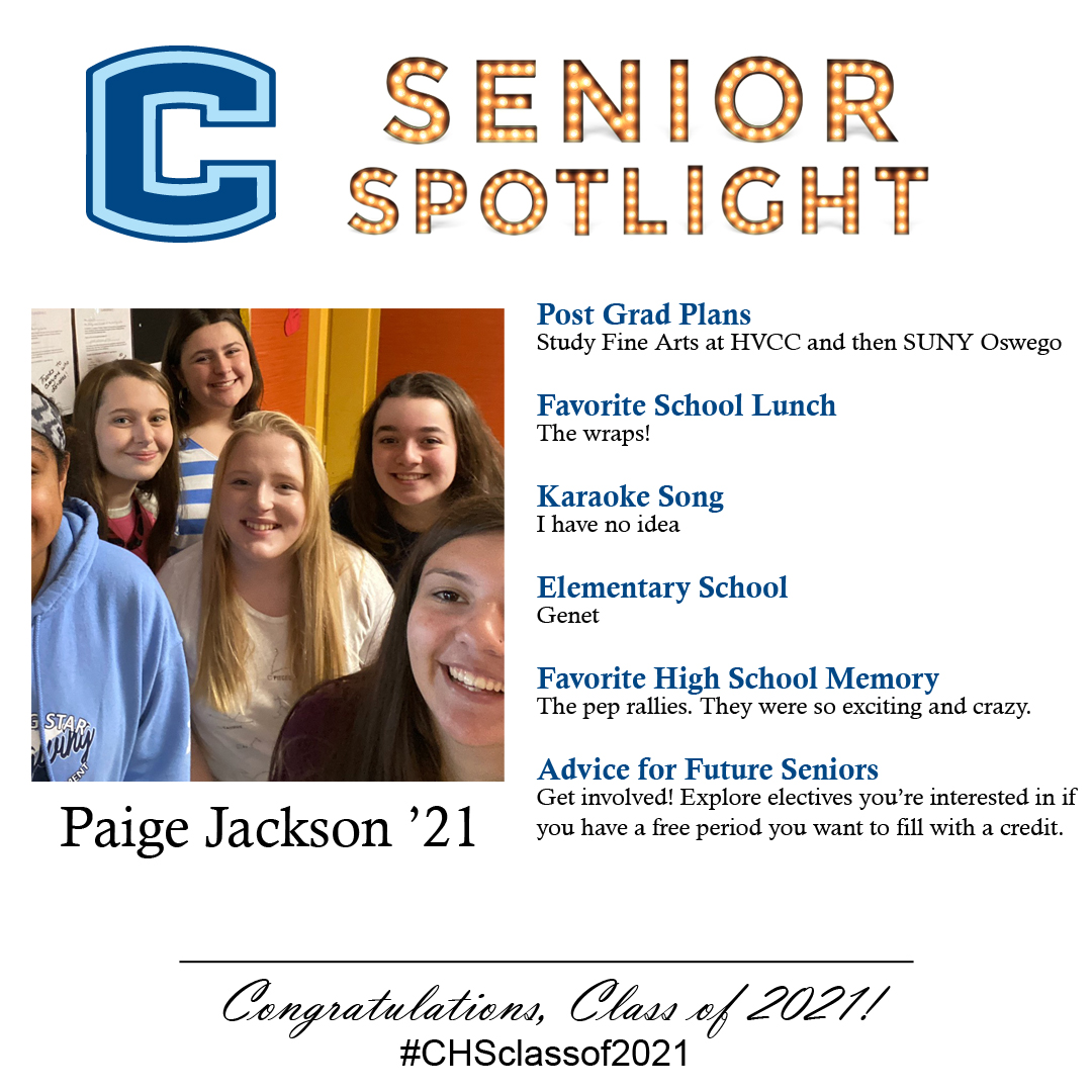 Paige Jackson senior spotlight
