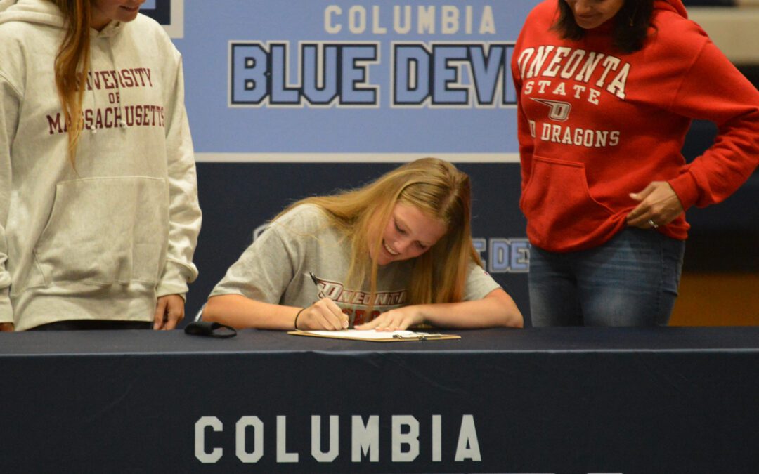 27 Columbia Blue Devils Make College Commitments