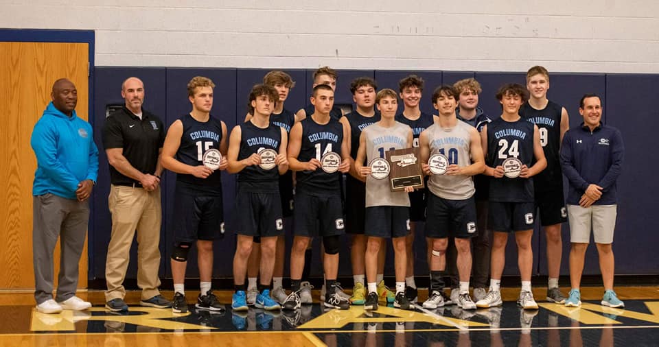 Columbia Boys’ Volleyball Wins Section II Championship