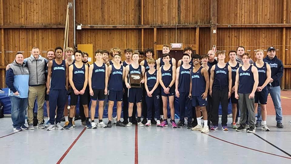 Columbia Boys’ Indoor Track Wins Section 2 Championship, Girls’ Indoor Track Places 2nd