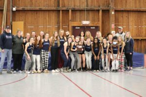 Columbia Girls' Varsity Indoor Track team 
