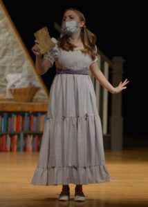 Marianna Loomis performing in the musical "Little Women."