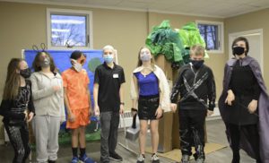 Goff students competing at Odyssey of the Mind Tournament