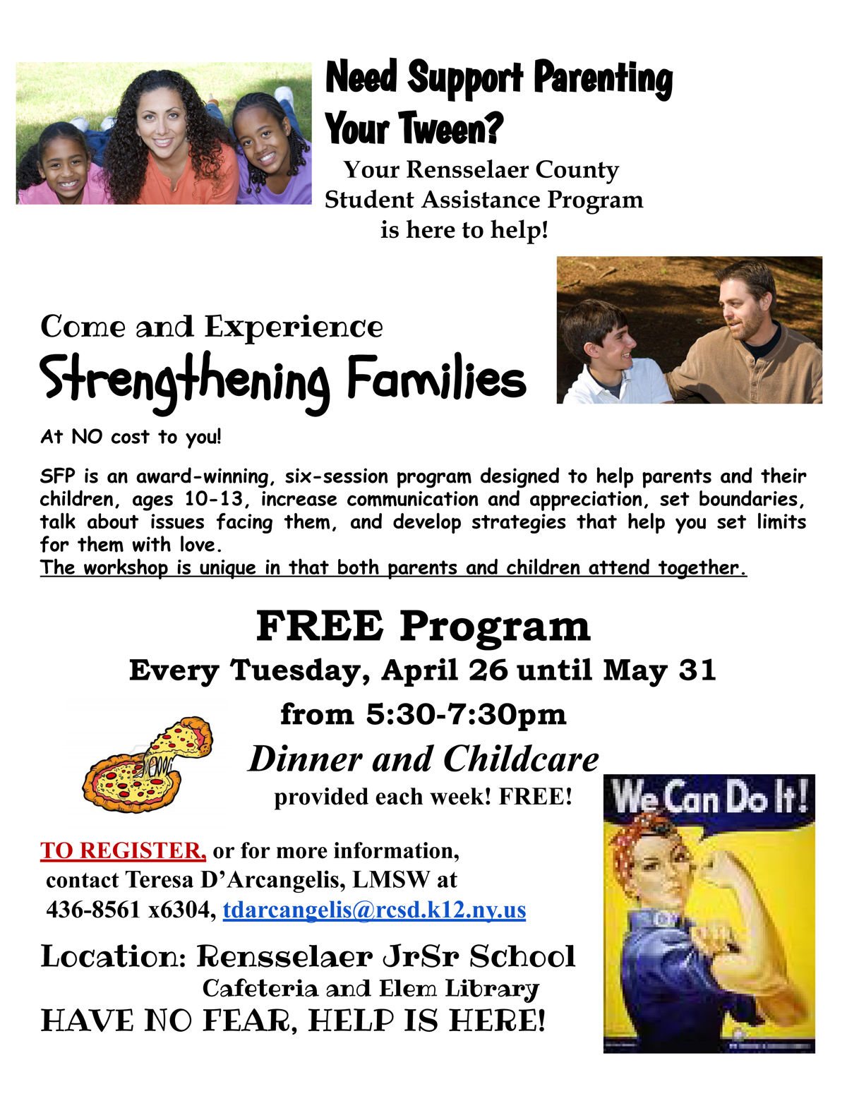 Strengthening Families flyer