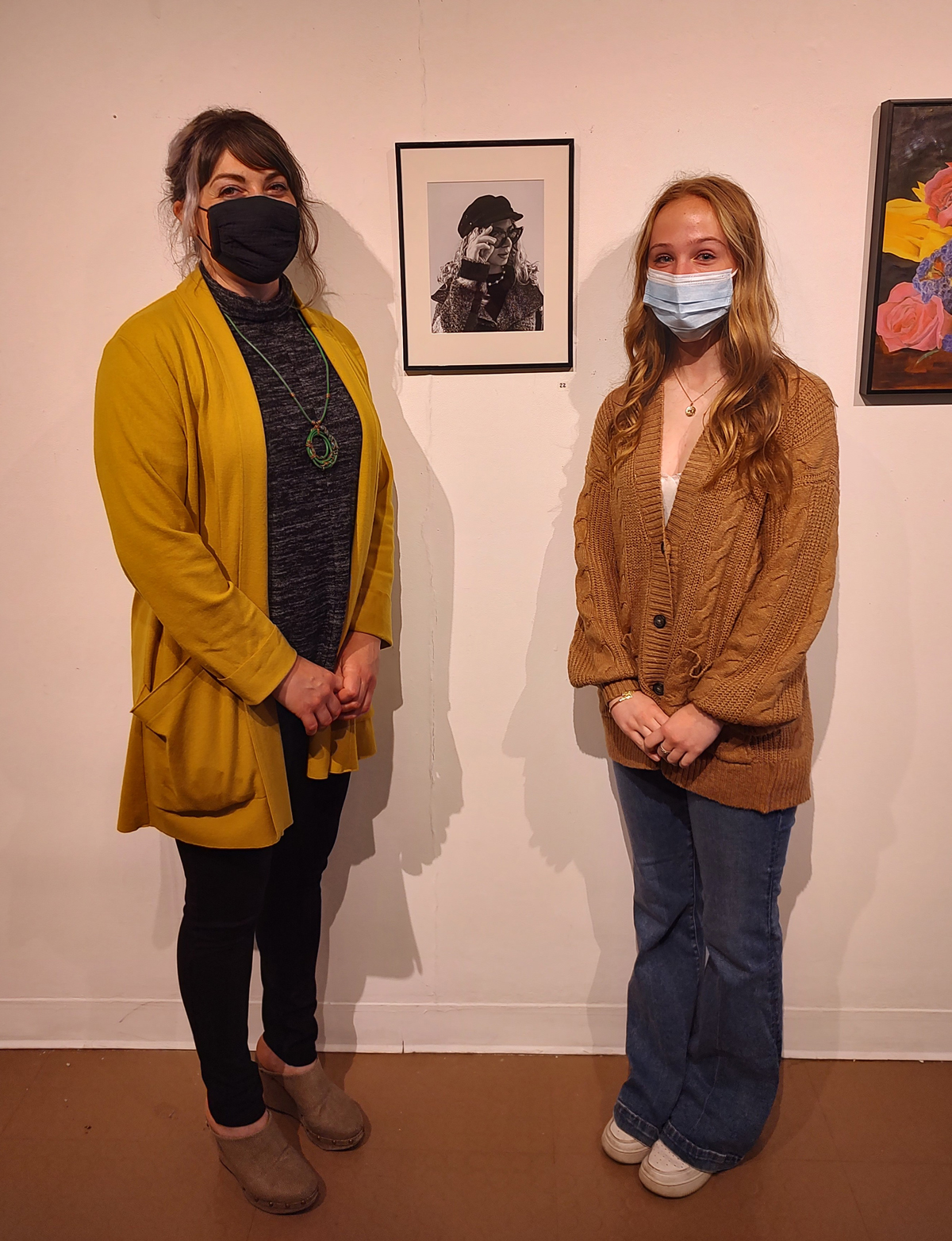 Emily Seely with Andrea Neiman - Congressional Art Show