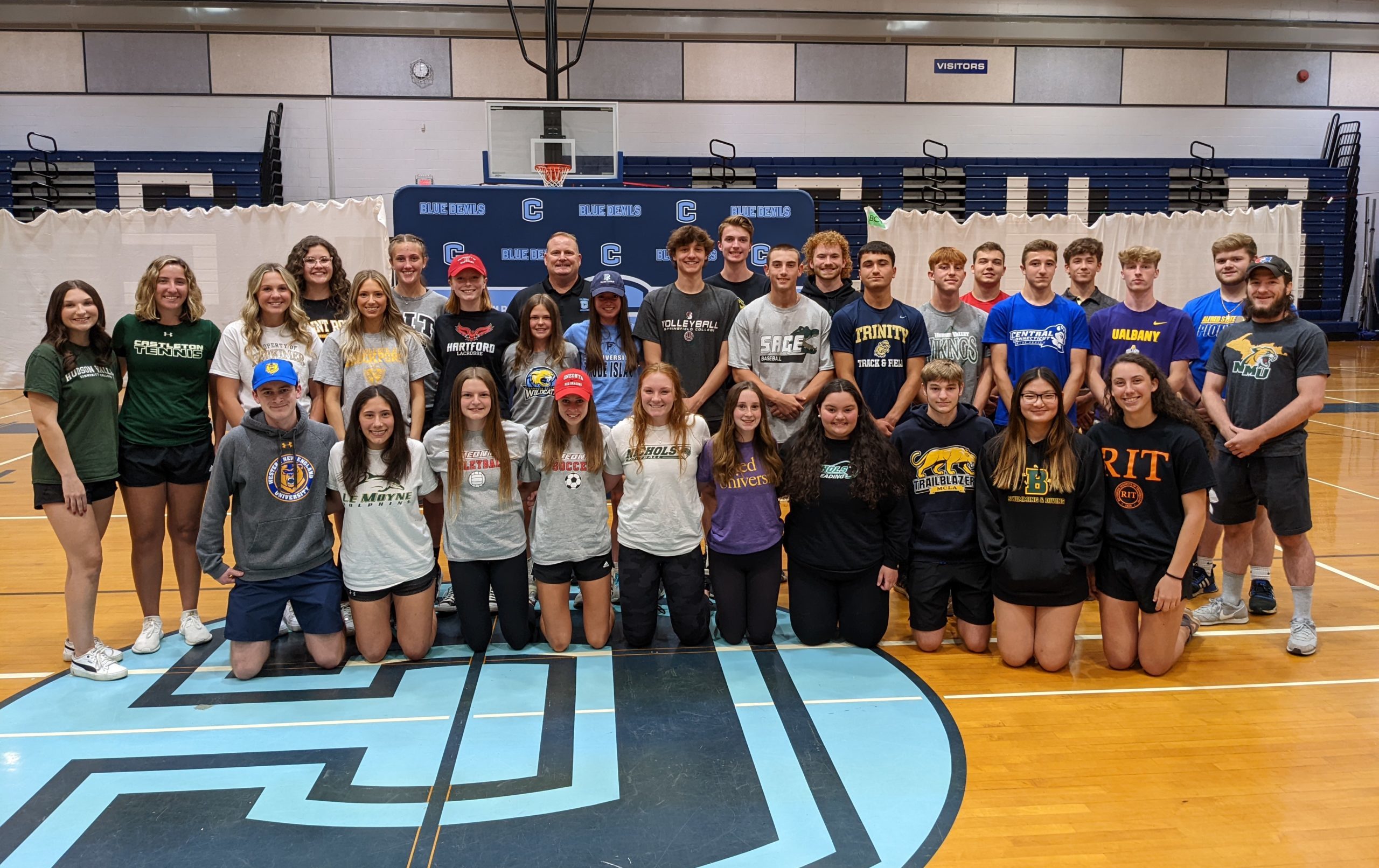 Columbia student athletes make college commitments