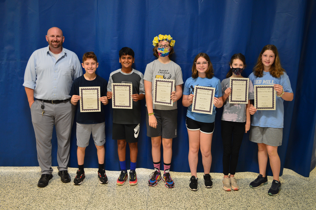 Goff Students of the Month for May - 6th Grade