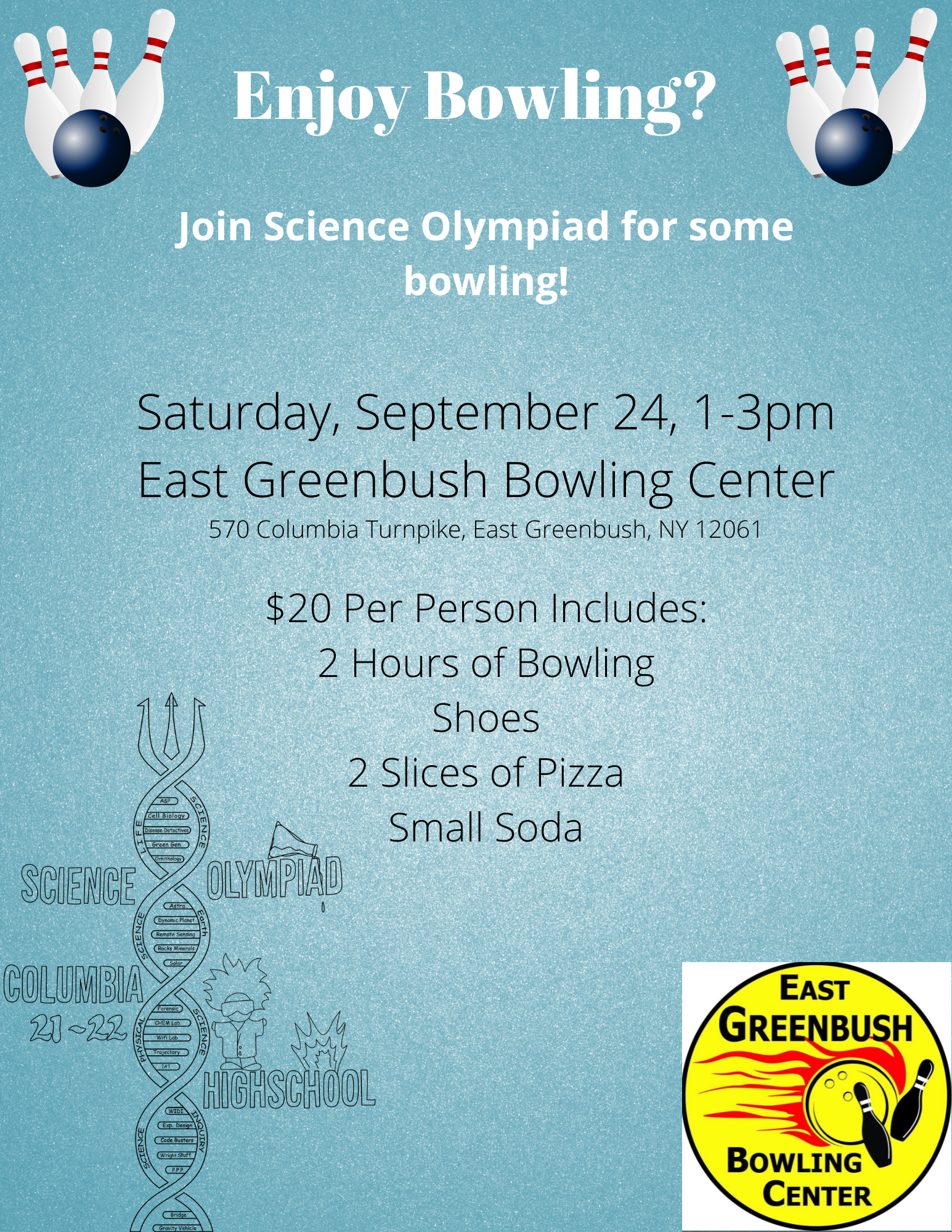 SciOly Bowling Fundraiser
