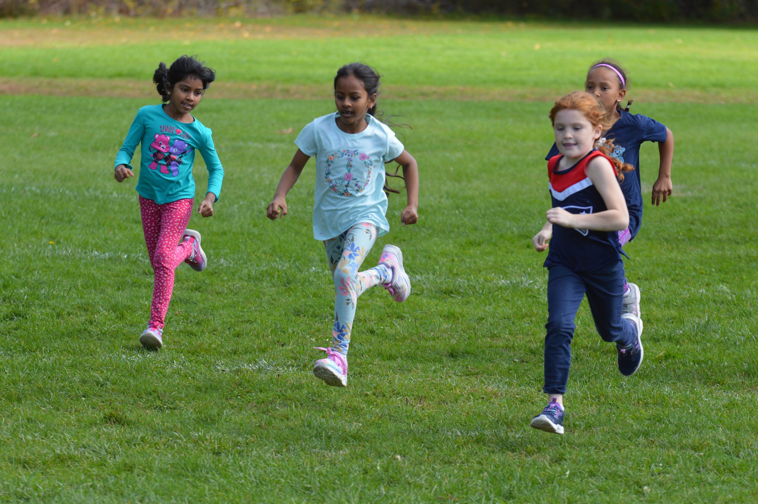 Students participating in the 2022 Genet Fall Fun Run