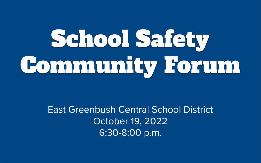 School Safety Forum Focuses on Planning, Violence Prevention and Mental Health