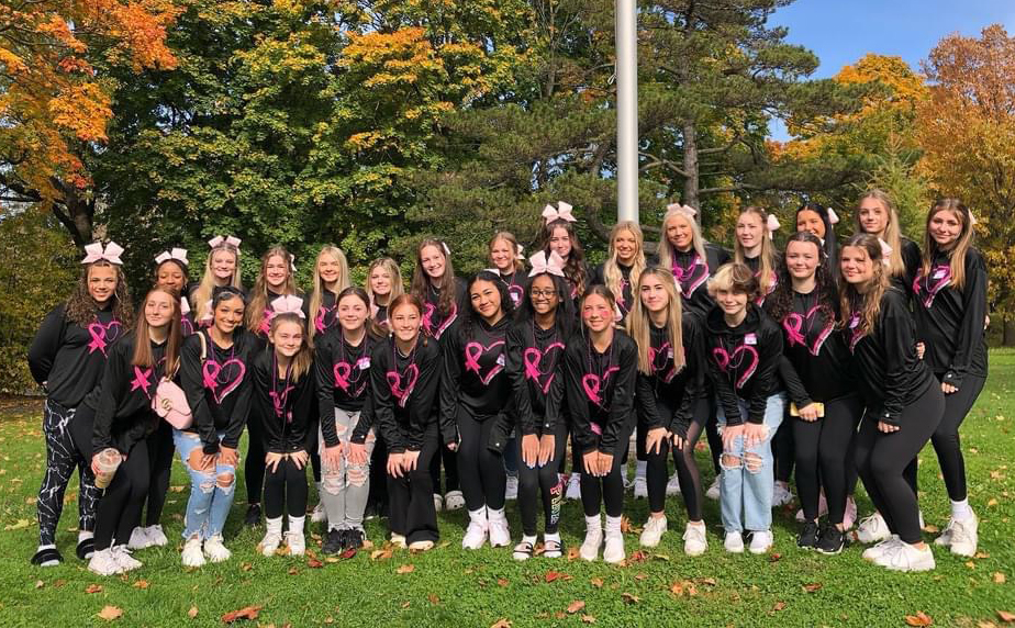 Columbia Cheer Team Raises $973 for Breast Cancer Awareness