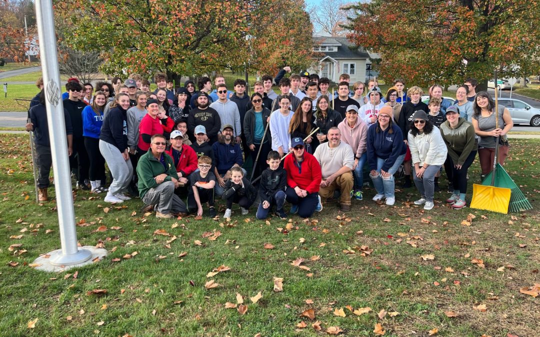 EGTA Leads Lawn Cleanup for Local Veterans